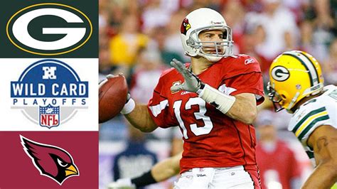 2009 nfc wild card cardinals vs. packers|packers cardinals playoff 2009.